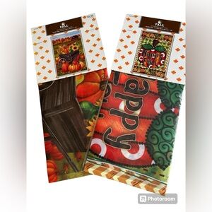 Fall Garden Flags Bundle of 2 (no pole)